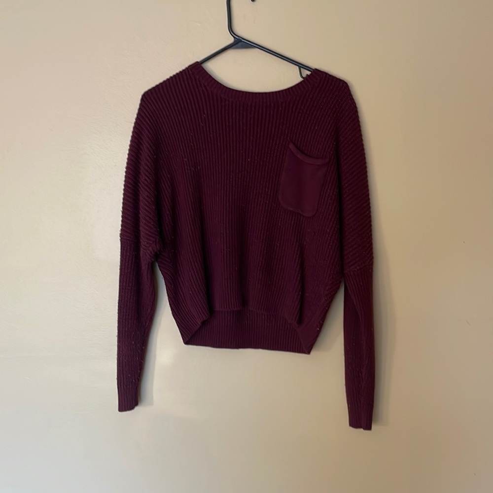 Charlotte Russe Maroon Sweater
